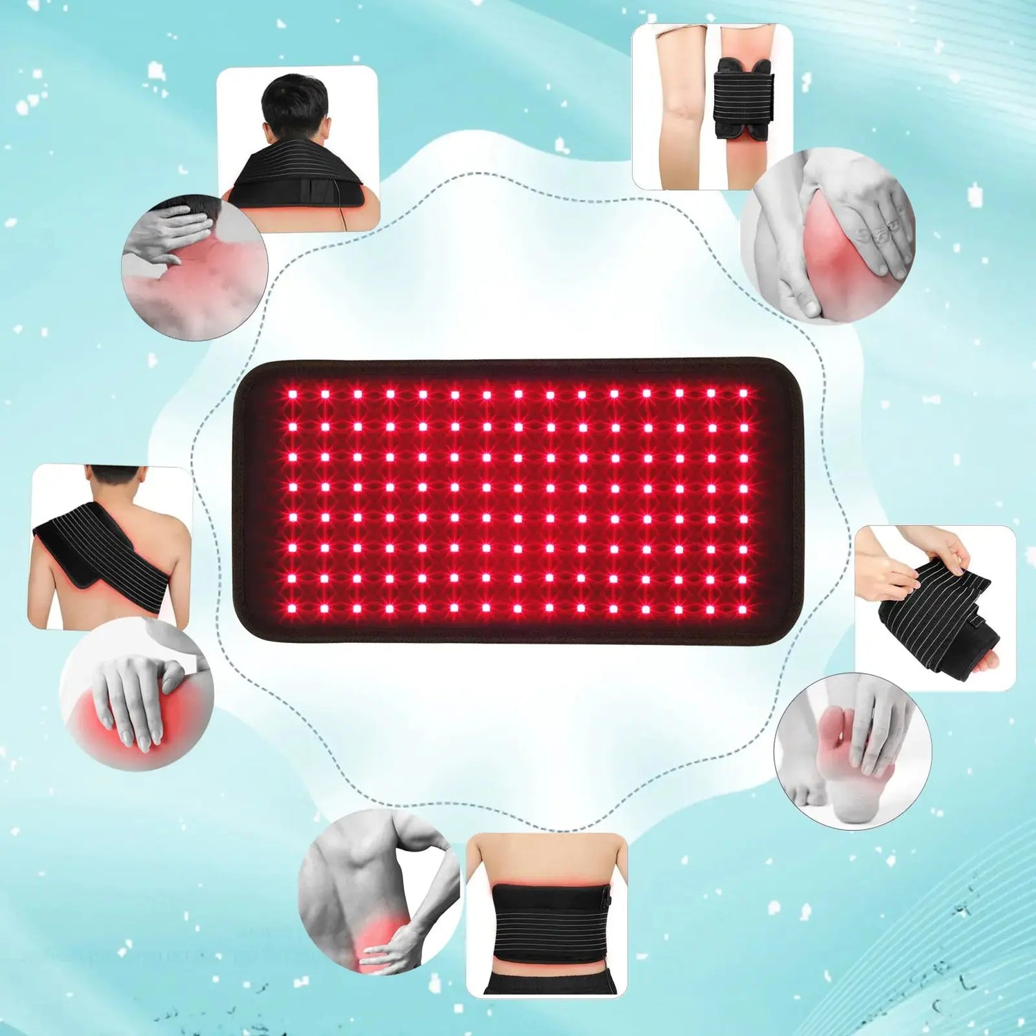NovaGlow Red & Infrared Light Slimming Therapy Belt Wrap - NovaGlow™