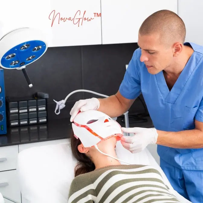 NovaGlow Professional Led Light Therapy Mask for Face & Neck - NovaGlow™