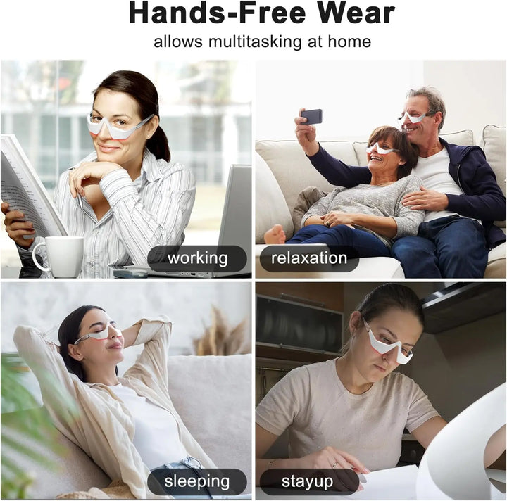 NovaGlow Under Eye Red Light Therapy Massager Glasses - NovaGlow™