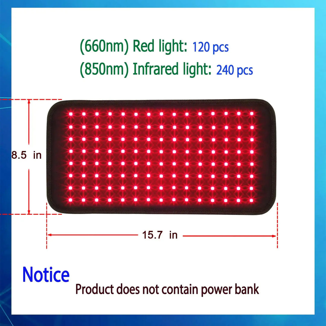 NovaGlow Red & Infrared Light Slimming Therapy Belt Wrap - NovaGlow™
