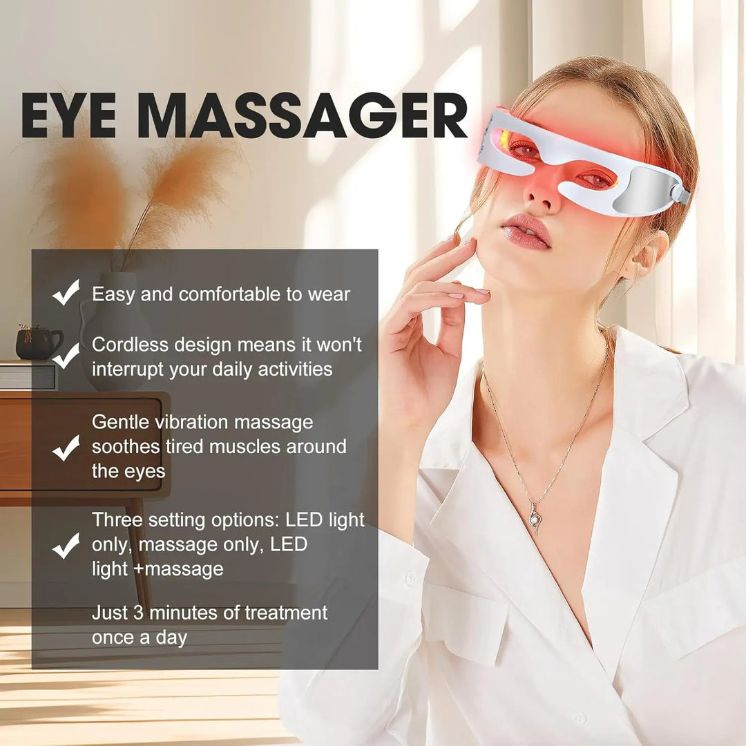 NovaGlow LED Red Light Therapy Eye Device - NovaGlow™