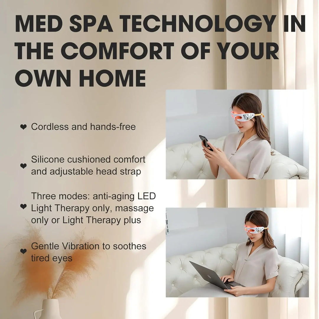 NovaGlow LED Red Light Therapy Eye Device - NovaGlow™