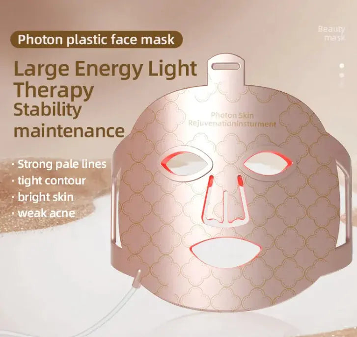 NovaGlow Pro: Rejuvenating Red Light LED Therapy Mask - NovaGlow™