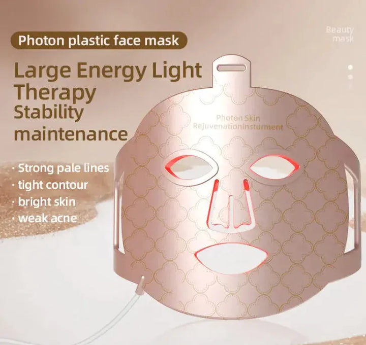 NovaGlow Pro: Rejuvenating Red Light LED Therapy Mask - NovaGlow™