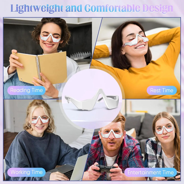 NovaGlow Under Eye Red Light Therapy Massager Glasses - NovaGlow™