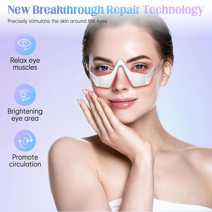 NovaGlow Under Eye Red Light Therapy Massager Glasses - NovaGlow™