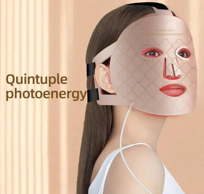 NovaGlow Pro: Rejuvenating Red Light LED Therapy Mask - NovaGlow™